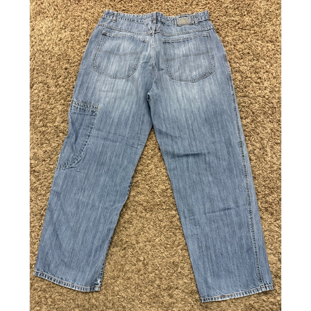 Vintage Y2K Marithé François Girbaud Jean Blue Denim Baggy Mens Size 40x30